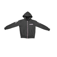 Load image into Gallery viewer, Skull n Bones Rhinestone zip up
